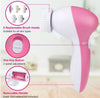 Facial Cleansing Brush Waterproof Face Spin Cleaning Brush With 5 Brush Heads